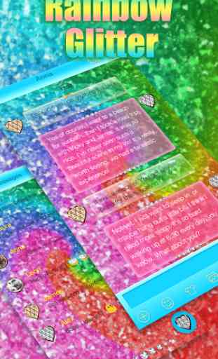 Rainbow Galaxy Emoji Keyboard 4