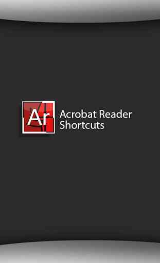 Shortcuts Acrobat Reader 1