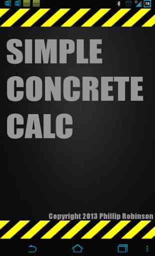 Simple Concrete Calculator 1