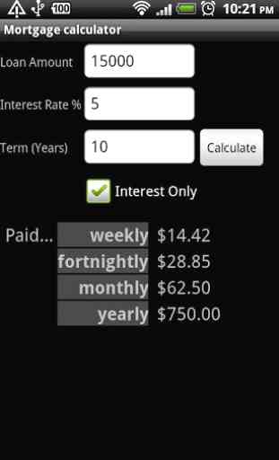 Simple Mortgage Calculator 2