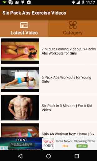 Six Pack Abs Exercise Videos 2