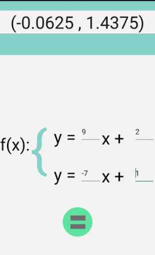 System of Equations Calculator 1