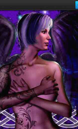 Tattooed Angel Live Wallpaper 2