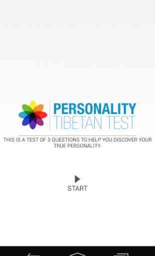 Tibetan Personality Test 1