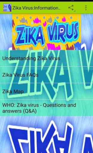 Zika Virus:Information and Map 2