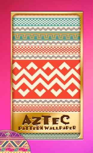 Aztec Pattern Wallpaper 1