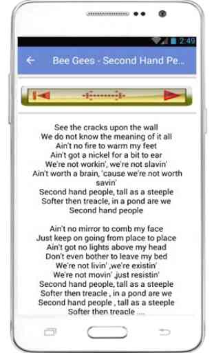 Bee Gees Lyrics 2