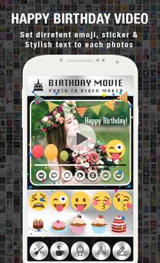 Birthday Video Maker with Song 4