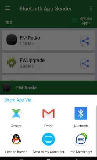 Bluetooth App Sender 4