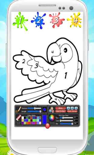 Coloring By Numbers For Kids 4