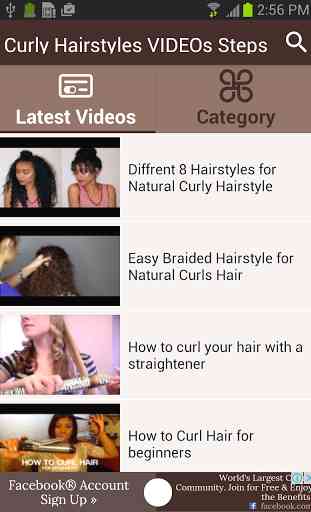 Curly Hairstyles VIDEOs Steps 2