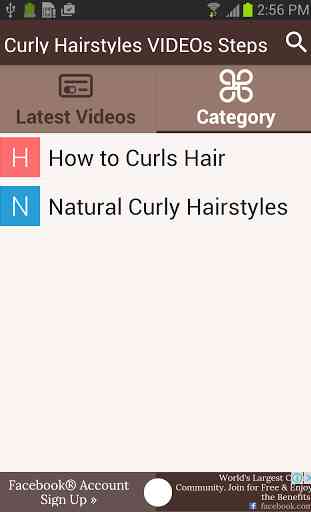 Curly Hairstyles VIDEOs Steps 3
