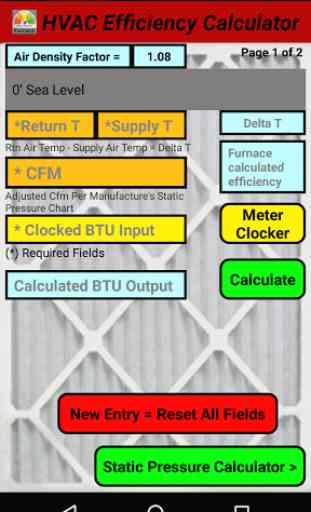 Furnace Efficiency Calculator 1