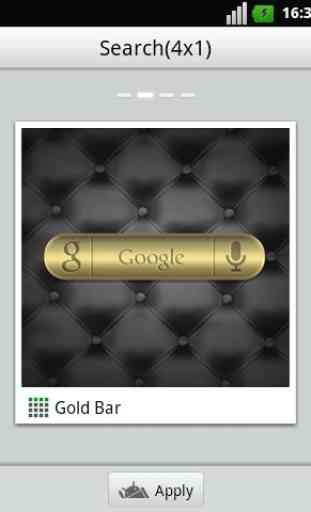 Gold Bar GO Widget 2