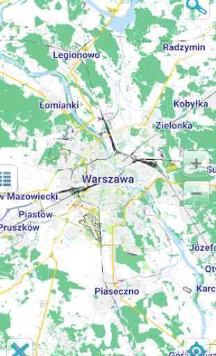 Map of Warsaw offline 1