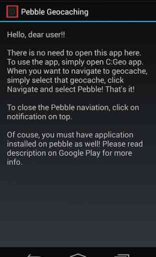 Pebble Navigation / Geocaching 2