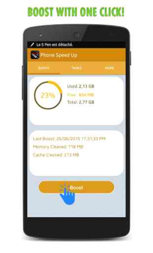 Phone Booster Android Speed up 1