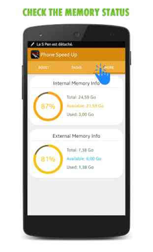 Phone Booster Android Speed up 3