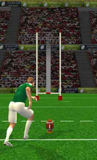 Rugby Flick Kick Shoot 3D 3