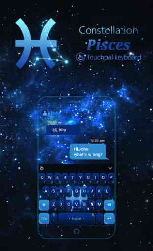 Star Pisces Keyboard Theme 1