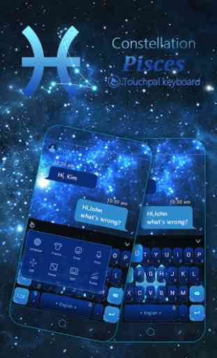 Star Pisces Keyboard Theme 3