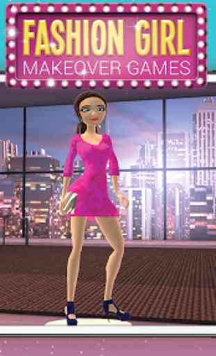 3D Fashion Girl Makeover Games 2