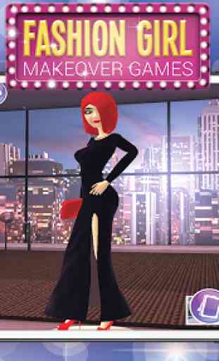 3D Fashion Girl Makeover Games 3