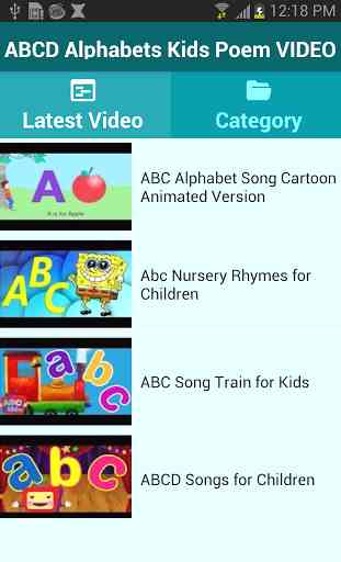 ABCD Alphabets Kids Poem VIDEO 2
