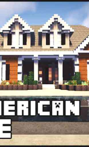 American Minecraft house ideas 3