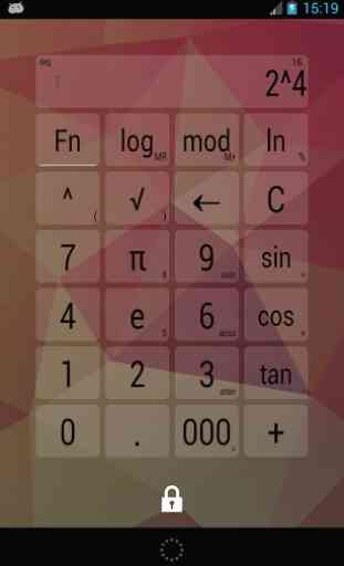 Calculator + Widget 21 themes 2