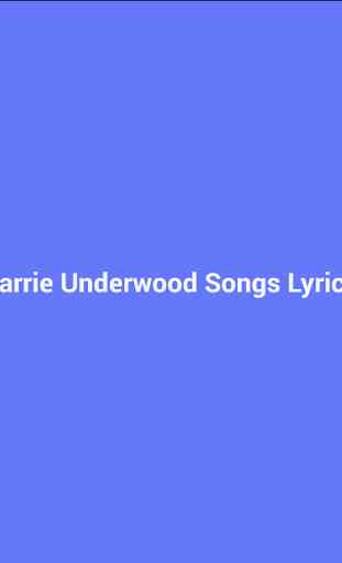 Carrie Underwood Lyric Hits 1