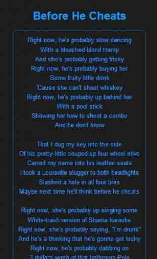 Carrie Underwood music lyrics 3
