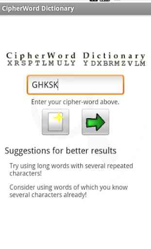 CipherWord Dictionary 1