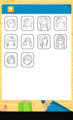 Coloring Girls Hairstyles 1
