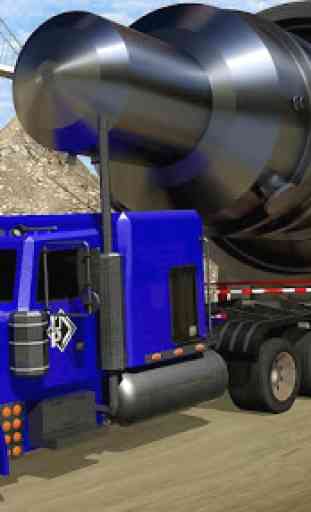 Construction Cargo Truck 3dsim 1