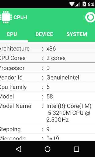 CPU I : System & Hardware info 1