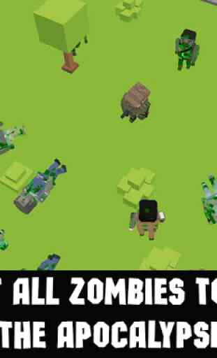 Cube Zombie Destruction Sim 3D 4