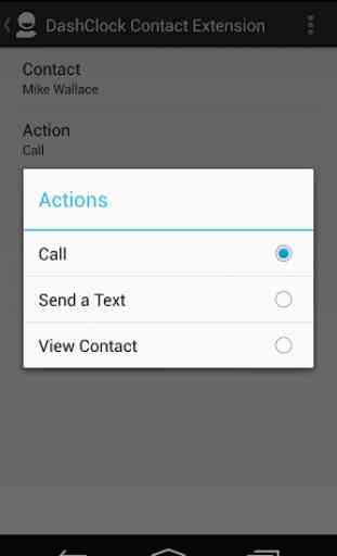 DashClock Contact Extension 4