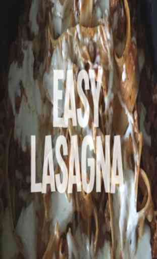 Easy Lasagna Recipes Complete 1