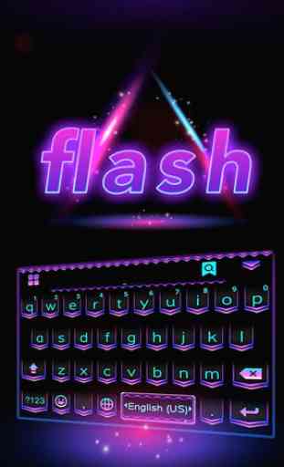 Flash Emoji Kika KeyboardTheme 1