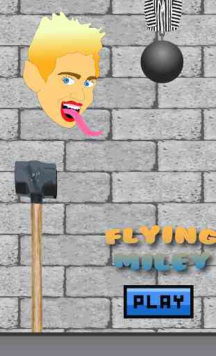 Flying Miley Cyrus Wreck Ball 2