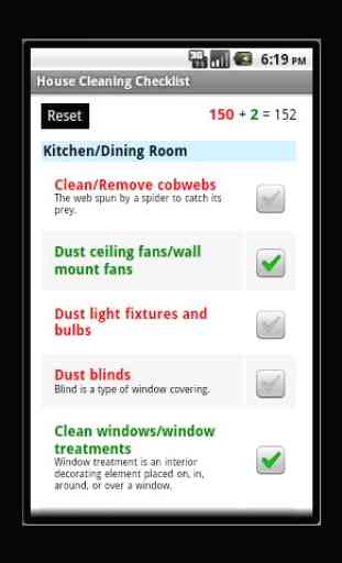 House Cleaning Checklist 3