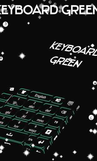 Keyboard Green Neon 4