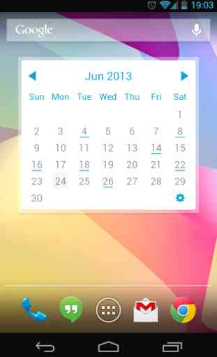 My Month Calendar Widget Lite 1