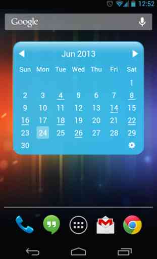My Month Calendar Widget Lite 2