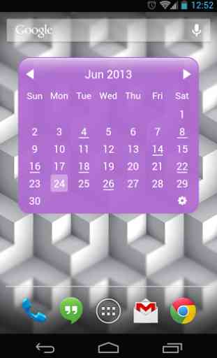 My Month Calendar Widget Lite 3