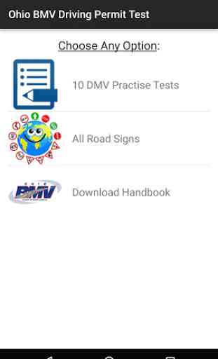Ohio BMV Driving Permit Test 1