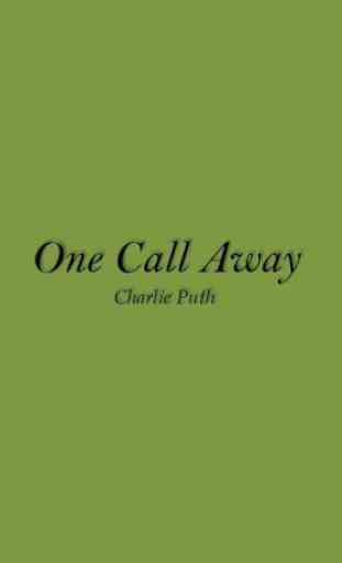 One Call Away Lyrics 1