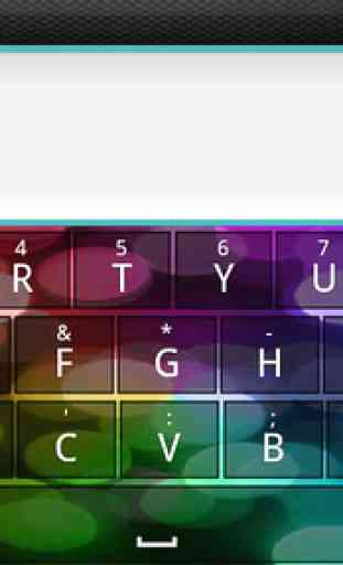 Rainbow Circles Keyboard Skin 2