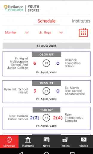 RF Youth Sports Official App 2
